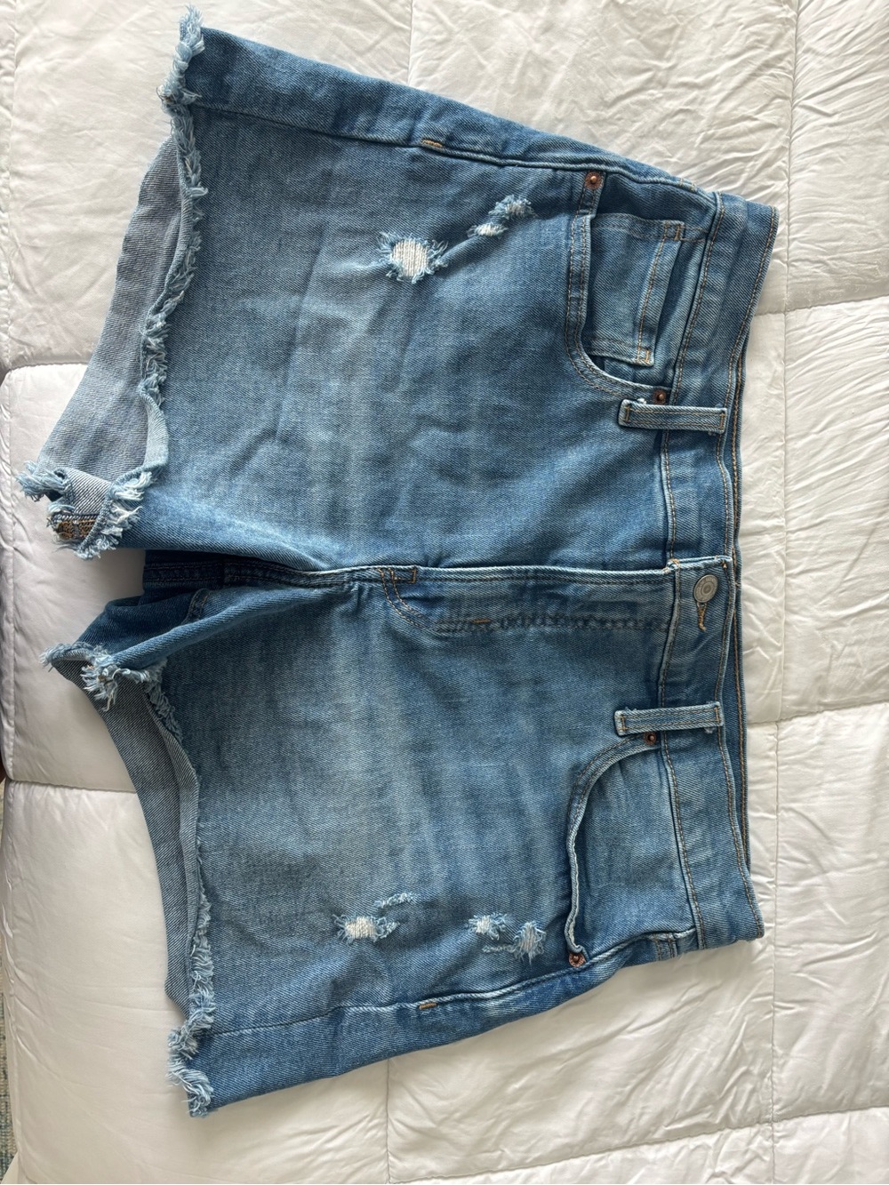 Old Navy High-Rise O.G. Straight Denim Jean Shorts.